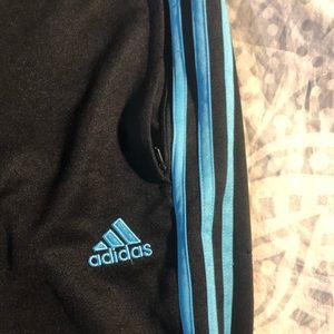 Light blue adidas pants